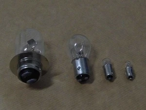 Triumph Tiger Cub 6 Volt Bulb Kit. Headlight, Tail Light, Pilot Light & Speedo ' - Picture 1 of 6