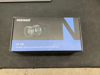 NEEWER LS-18 HD Wide / Macro Conversion Lens 0.75X For SONY ZV1 - Image 1 of 2