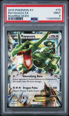 2015 Pokemon Xy Roaring Skies Rayquaza Ex Roaring Skies PSA 9 - Image 1 of 2
