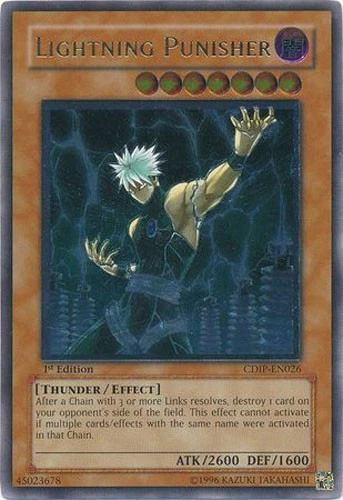 Yu-Gi-Oh Card - CDIP-EN026 - LIGHTNING PUNISHER (rare) - NM - Image 1 of 1