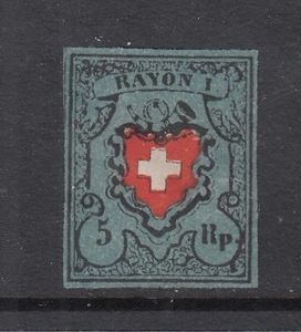 Swiss #5 - Unplatable so probably not genuine cv$5,250.00 if real - Picture 1 of 1
