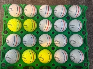 20 Callaway Chrome Soft And E.R.C Soft Triple Track Golf Balls Grade A/B - Picture 1 of 2