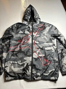 Nike Air Jordan Jumpman Hooded Nylon Windbreaker Jacket - YOUTH Size XL - Picture 1 of 6