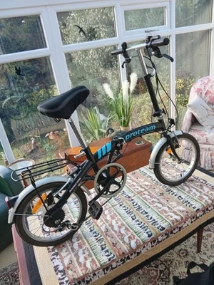 Proteam Folding Bike With Carry Bag Fully Working Order Shimano 6 Speed Gear's - Image 1 of 4
