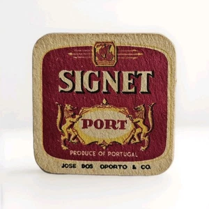 Signet - Port - Vintage Beer Mat - Picture 1 of 1