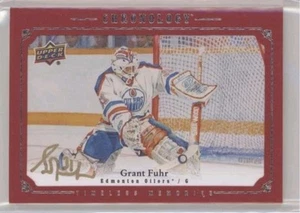 2018-19 UD CHRONOLOGY VOL. 1 MASTERPIECE RED CANVAS GRANT FUHR /25 OILERS - Picture 1 of 2