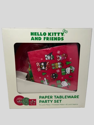 Hello Kitty & Friends 圣诞假日派对包盘 + 餐巾套装 — 第 1/4 张图片