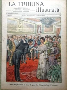 La Tribuna Illustrata 11 Febbraio 1906 Ferrovieri Algesiras Psiche Cristiano IX - Imagen 1 de 1