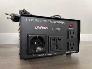 LiteFuze LT-1000 Step Up / Down Transformer - Picture 1 of 4
