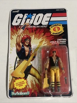 G.I. Figura de acción Joe Zartan Cold Slither Master of Disguise Super7 Reaction Foto 1 de 4