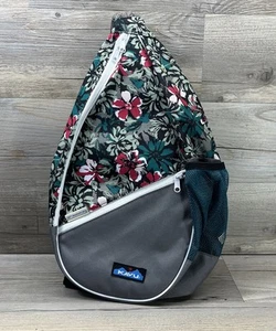 KAVU Rope Sling Crossbody Canvas Bag Floral Print 25th Anniversary Limited - Picture 1 of 8
