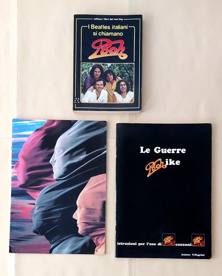 POOH 3 Libri Le guerre Poohike - Il colore dei pensieri - I Beatles italiani - Immagine 1 di 1