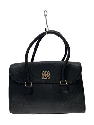 Bolso de Mano LOEWE Alamo Cuero Negro Liso Foto 1 de 4