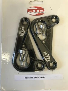 Kawasaki ZX6-R 13-2018  Rear Subframe Transport Hooks Pair Black. - Picture 1 of 3