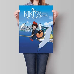 Kiki's Delivery Service Poster 1989 Anime Studio Ghibli A2 A3 - Bild 1 von 5