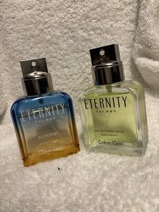 CK ETERNITY SUMMER & ETERNITY. BOTH 3.4floz No  Box SUMMER 95%full ETER 99%full