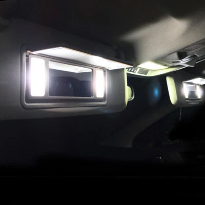 4 Bombillas LED Iluminación Blanca Espejos Cortesía Alfa Romeo 147 156 159 Foto 1 de 2