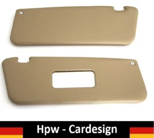 Mercedes SL R107  Sunvisor Sonnenblenden Sonnenblende Set Paar  BEIGE - Picture 1 of 2