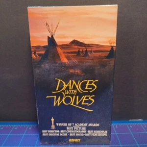 Dances with Wolves VHS 1990 Orion Watermark Kevin Costner Security Seal NEW - Picture 1 of 7