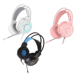 Professional Headphone Stereo Gaming Headset Noise Canceling Microphone - Photo 1/10