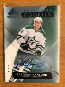 2015/16 SP gioco usato Brendan Ranford RC scheda autografa Dallas Stars - Foto 1 di 1