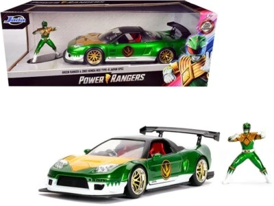 31909)Jada 2002 Honda NSX WINDOSW BOX W/GREEN RANGER 1/24 scale  - Image 1 of 4