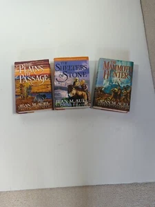 LOT Jean Auel Earth’s Children Series Hardcover Books 3 4 5 First Editions - Picture 1 of 9