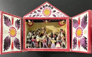 Nicario Jiménez Quispe Signed Retablo JESUS ~ PALM SUNDAY Handmade Folk Art - Picture 1 of 22