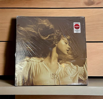 *Flawed* Taylor Swift Fearless Exclusive Limited Edition Red Vinyl 3LP Record - Image 1 of 4