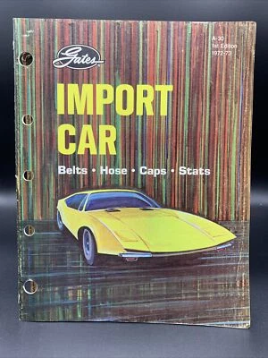 1972-1973 Portões Importados Cintos de Carro-Mangueira-Tampas-Catálogo de Estatísticas - Imagem 1 de 4