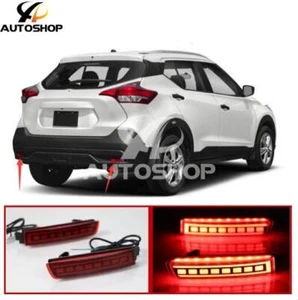 For NISSAN KICKS 2017-2022 LED Rear Fog Light Tail Bumper Light Sets - Picture 1 of 11