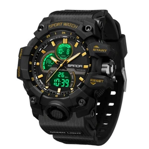 Kinder Armbanduhr Herren Jungen Analog Outdoor Sport Stoppuhr Alarm Wasserdicht+ - Bild 1 von 26