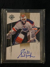 2009-10 Upper Deck Ultimate Collection AUTO GRANT FUHR US-GF ON CARD Auto HOF