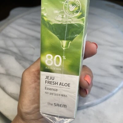 The Saem Jeju Fresh 80% Aloe Vera Essence Korea K-Beauty Full Size 1.18Oz Sealed - Image 1 of 4