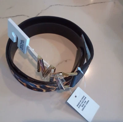 Cinto feminino Michael Kors com estampa de leopardo, G - Imagem 1 de 4