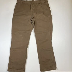 Dickies Jeans Men’s 42x34 Brown Workwear Carpenter Denim Outdoor Work - Picture 1 of 12