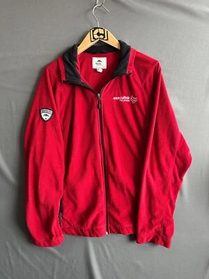 Vellón Roots Canada para Hombres XL Rojo Cremallera Completa Aire Libre Clásico Deportes Senderismo Camping Foto 1 de 4