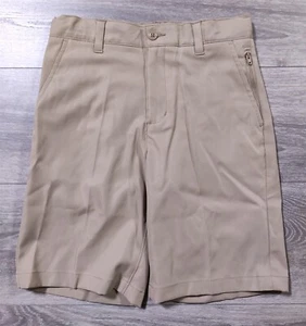 Lands End Shorts Kids Size 10 Beige Active Chino Shorts School Uniform Boys - Picture 1 of 9