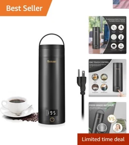 Rapid Heating Portable Kettle - Safe Travel Companion with Double Wall Design - Picture 1 of 9