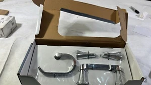 Moen Y0993CH Graeden Pivoting Paper Holder, Towel Bar, & Towel Ring in Chrome - Picture 1 of 3