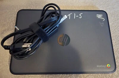 HP Chromebook 11 G5 EE--Intel N3060 4GB RAM 16GB SSD 11.6" Inch CHROME OS w/PSU - Image 1 of 4