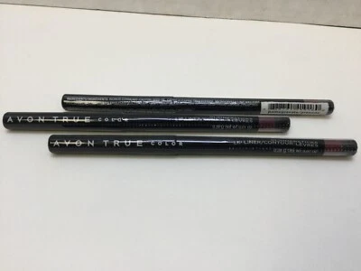 Avon True Color Lip Liner Pencil Pomegranate, 0.01 Oz, Lot of 3 ~ Free Shipping - Image 1 of 2