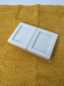 Tupperware VTG Magnetic Mini Picture Frames Fridge Set of 4 NOS 2.25"x2.75" - Picture 1 of 3