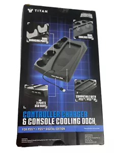PS5 Controller Charging Station & Dock for Console w/Cooling Fan - Picture 1 of 5