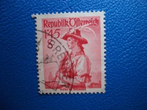 Austria, 1951, Innsbruck, costumi tradizionali, timbrati - Foto 1 di 1