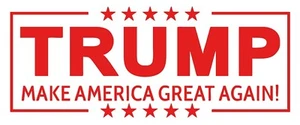 Donald Trump - MAKE AMERICA GREAT AGAIN - 4913 selbstfärbender Gummistempel (rote Tinte - Bild 1 von 3