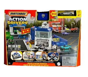 Juego Matchbox Action Drivers Estación de Policía Despacho Nuevo en Caja Nuevo en Caja Nuevo en Paquete - Imagen 1 de 8