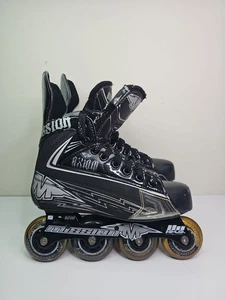Mission RH Axiom T9 Size 5 SKATE JR Roller Blades Black & Silver - Picture 1 of 8
