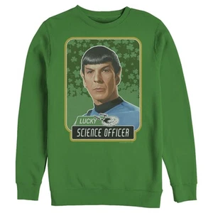 Men's Star Trek: The Original Series St. Patrick's Day Spock Lucky Science Offic - Picture 1 of 4