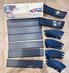 Orig Hot Wheels 1970 Sizzlers FAT TRACK Big O Layout Racing track 12 set Mattel - Picture 1 of 12